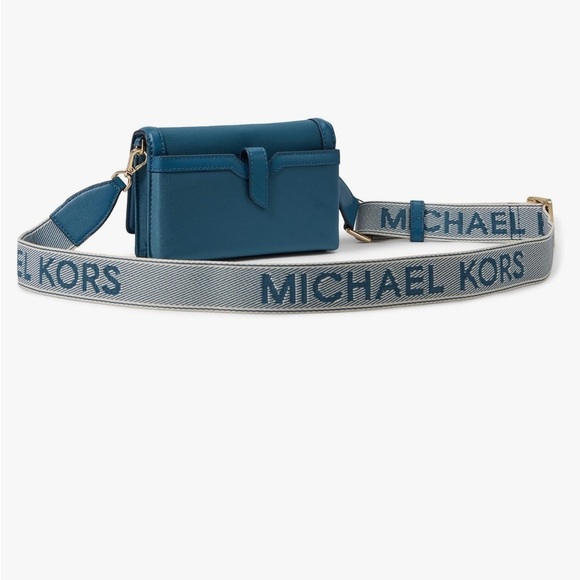 Michael Kors Jet Set Small Nylon Gabardine Smartphone Crossbody Bag - Picture 7 of 13